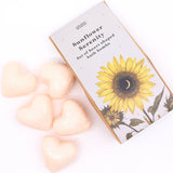 Sunflower Serenity Heart Bath Bombs