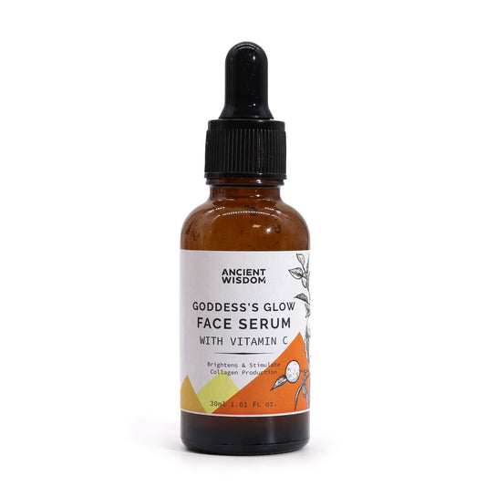 Goddess’s Glow Vitamin C face serum 30ml dropper bottle