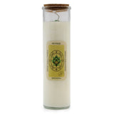 Happiness Spell Candle with Green Aventurine Crystals