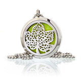 Leaf Aromatherapy Diffuser Necklace 30mm
