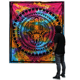 Large Hamsa Cotton Bedspread Wall Hanging