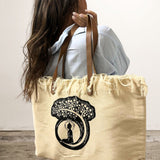 Natural Tote Bag - Buddha