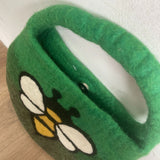 Felt Bee Bag - Green