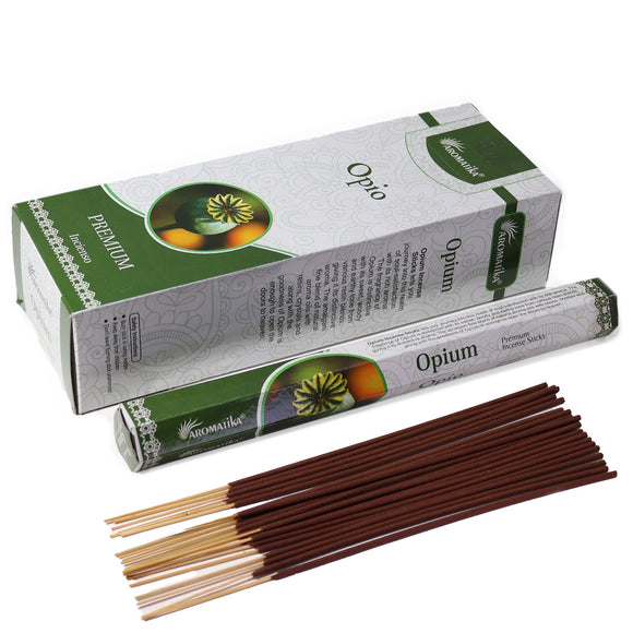Aromatika Charcoal Free Hex Incense Sticks - Opium