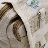 Natural Hemp & Cotton Crossbody Travel Bag