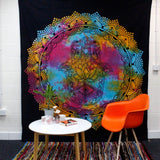 Tie-Dye Hamsa Large Wall Hanging