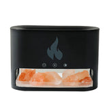 White Blaze Aroma Diffuser - Himalayan Salt & Flame Effect