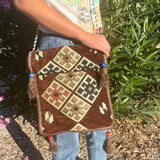 Brown Kilim Messenger Festival Bag