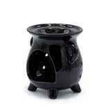 Black Moon Phase Cauldron Oil Burner