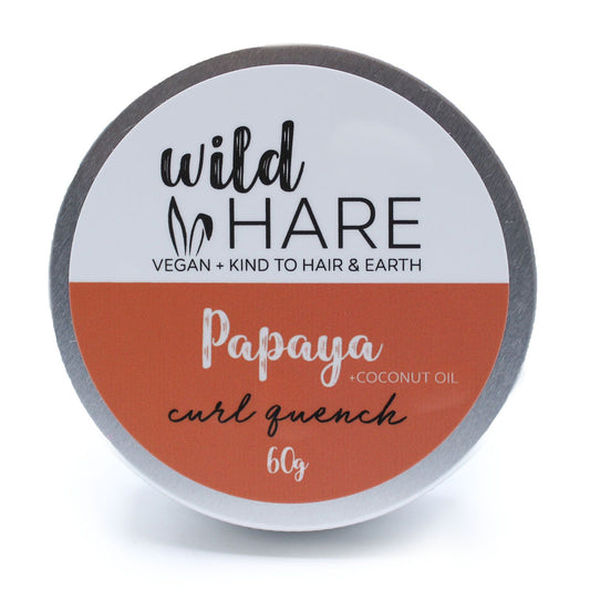 Wild Hare Papaya Curl Quench solid shampoo bar 60g