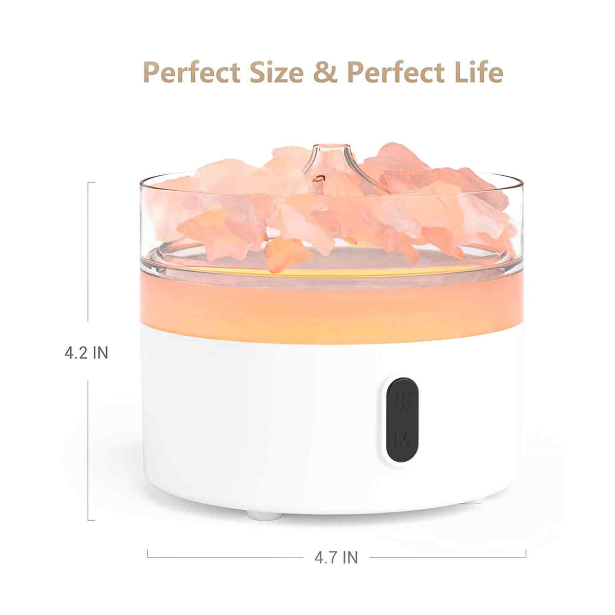 Himalayan Salt Flame Effect Aroma Diffuser