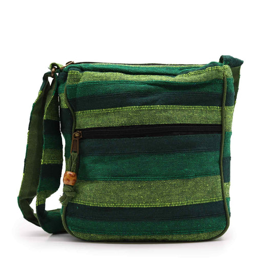 Large Nepal Sling Bag - Forest Green