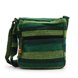 Large Nepal Sling Bag - Forest Green