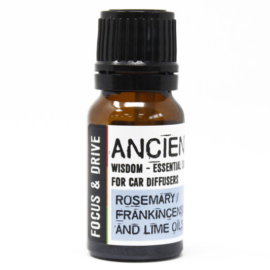Aromatherapy Family Trip Car Blend 10ml - Focus & Drive