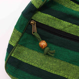 Large Nepal Sling Bag - Forest Green