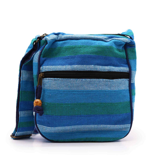 Large Nepal Sling Bag - Blue Rivers