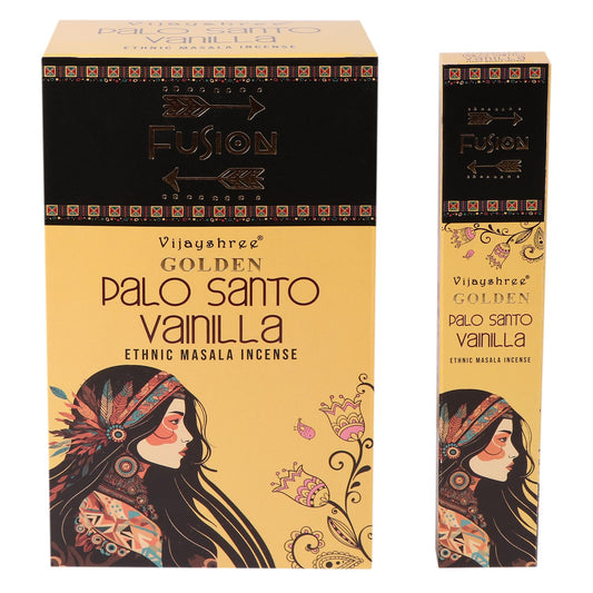 Vijayshree Golden Fusion Palo Santo and Vanilla incense 15g