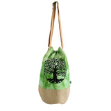 Tree of Life Natural Backpack - Green Stonewash