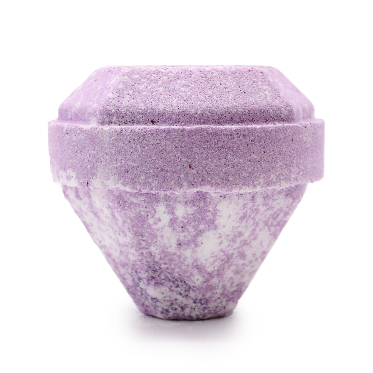 Purple Gemstone Bath Bomb with hidden real gemstone