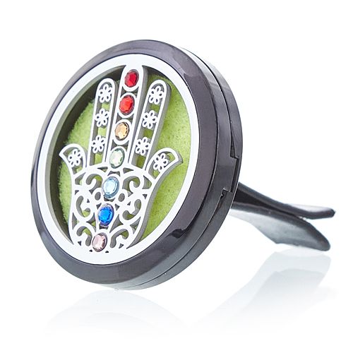 Hamsa car essential oil diffuser vent clip