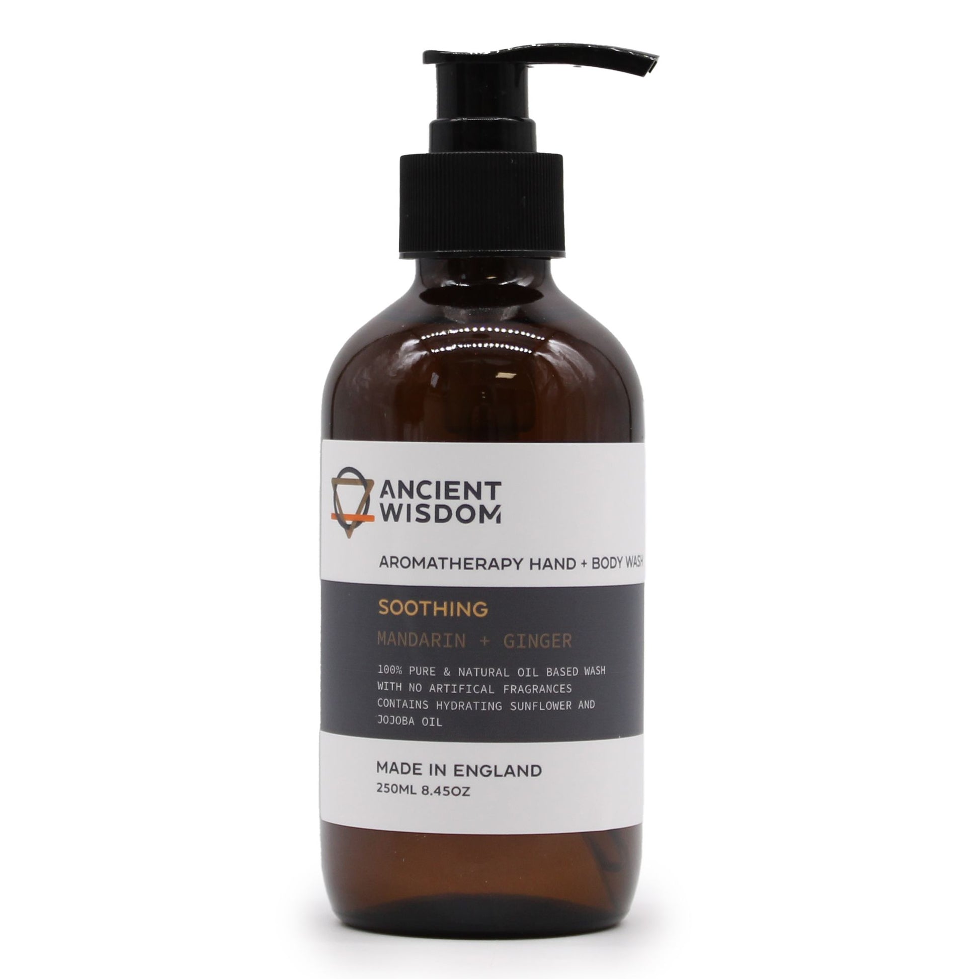 Mandarin and Ginger Aromatherapy Hand and Body Wash 250ml