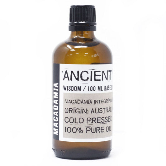Aromatherapy Base Oil 100ml - Macadamia Oil