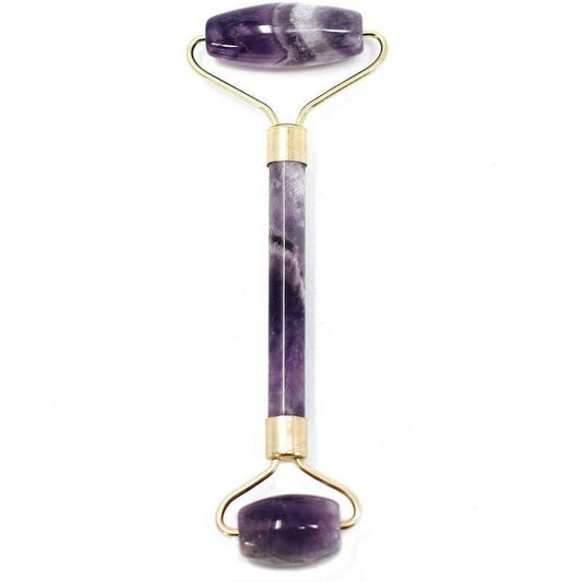 Amethyst Crystal Dual Face Roller