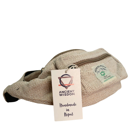 Natural Cotton & Hemp Bum Bag