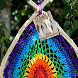 Rainbow Teardrop Dreamcatcher (Large)