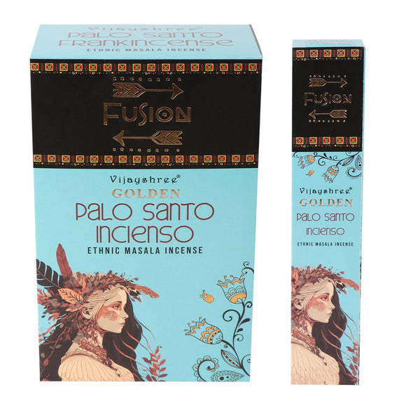 Golden Palo Santo & Frankincense Incense Sticks