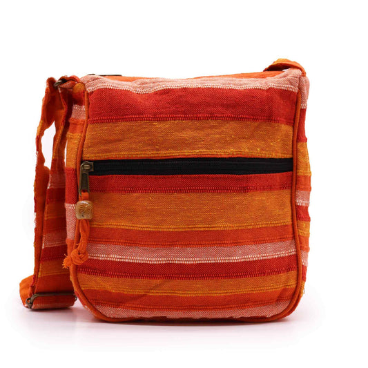 Large Nepal Sling Bag - Sunrise Orange