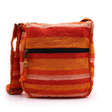 Large Nepal Sling Bag - Sunrise Orange
