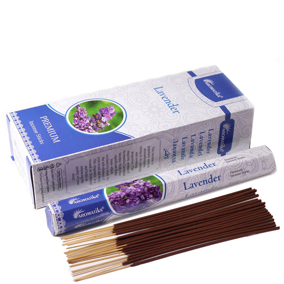 Aromatika Charcoal Free Hex Incense Sticks - Lavender