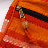 Large Nepal Sling Bag - Sunrise Orange