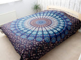 Blue Mandala Large Cotton Wall Hanging