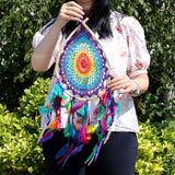 Rainbow Teardrop Dreamcatcher (Large)