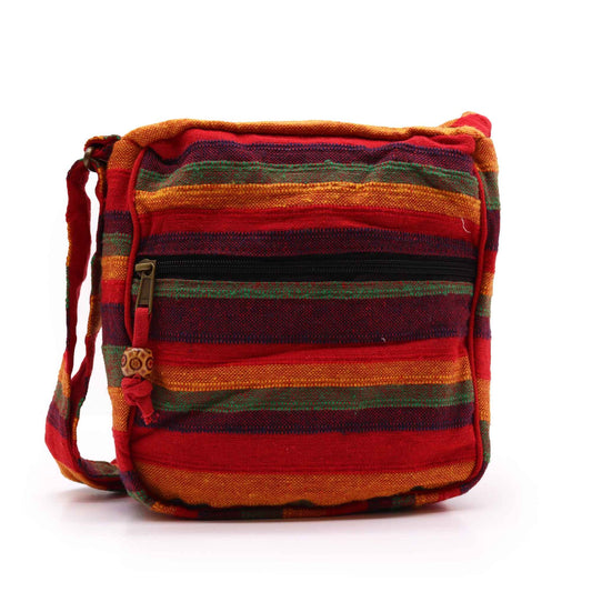 Large Nepal Sling Bag - Sunset Reds