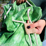 Tree of Life Natural Backpack - Green Stonewash