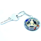 Orgonite Power Crystal Keyring - Buddha Seven Chakra