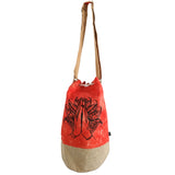 Namaste Hand Natural Backpack - Orange Stonewash