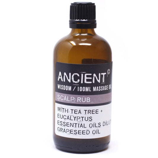 Scalp Massage Oil 100ml – Tea Tree & Eucalyptus