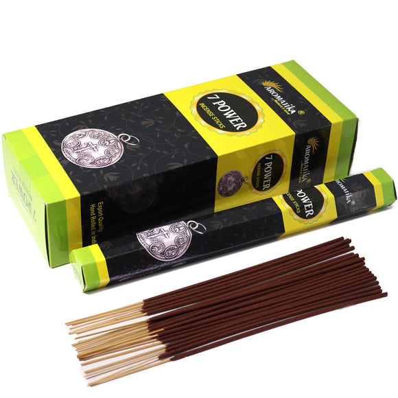 Aromatika Charcoal Free Hex Incense Sticks - 7 Powers