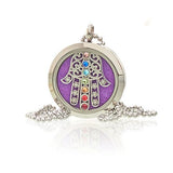 Hamsa Chakra Aromatherapy Jewellery Necklace 30mm