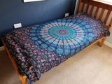 Blue Mandala Medium Cotton Wall Hanging