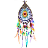 Rainbow Teardrop Dreamcatcher (Medium)
