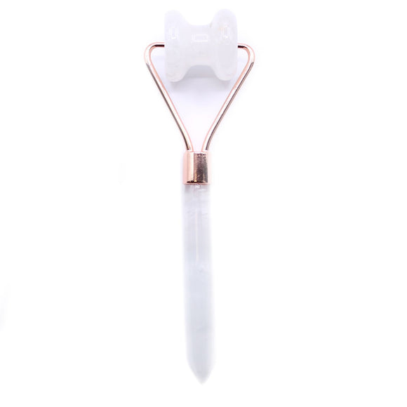 Clear Quartz Crystal Jawline Roller