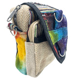 Tie-dye Natural Hemp Crossbody Bag