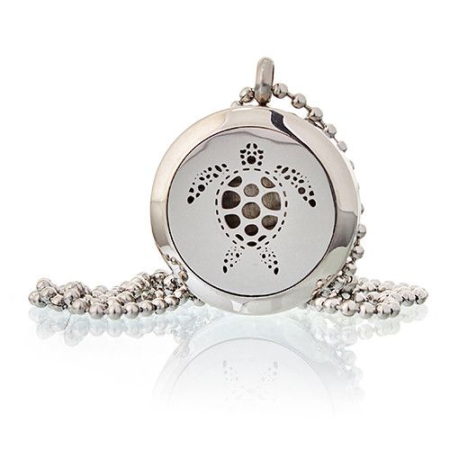 Turtle Aromatherapy Diffuser Necklace 25mm