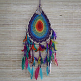 Rainbow Teardrop Dreamcatcher (Medium)