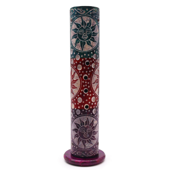 Soapstone Sun Tower Incense Holder